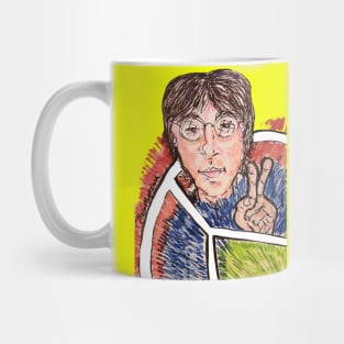 JOHN LENNON Give Peace A Chance 1969 Mug